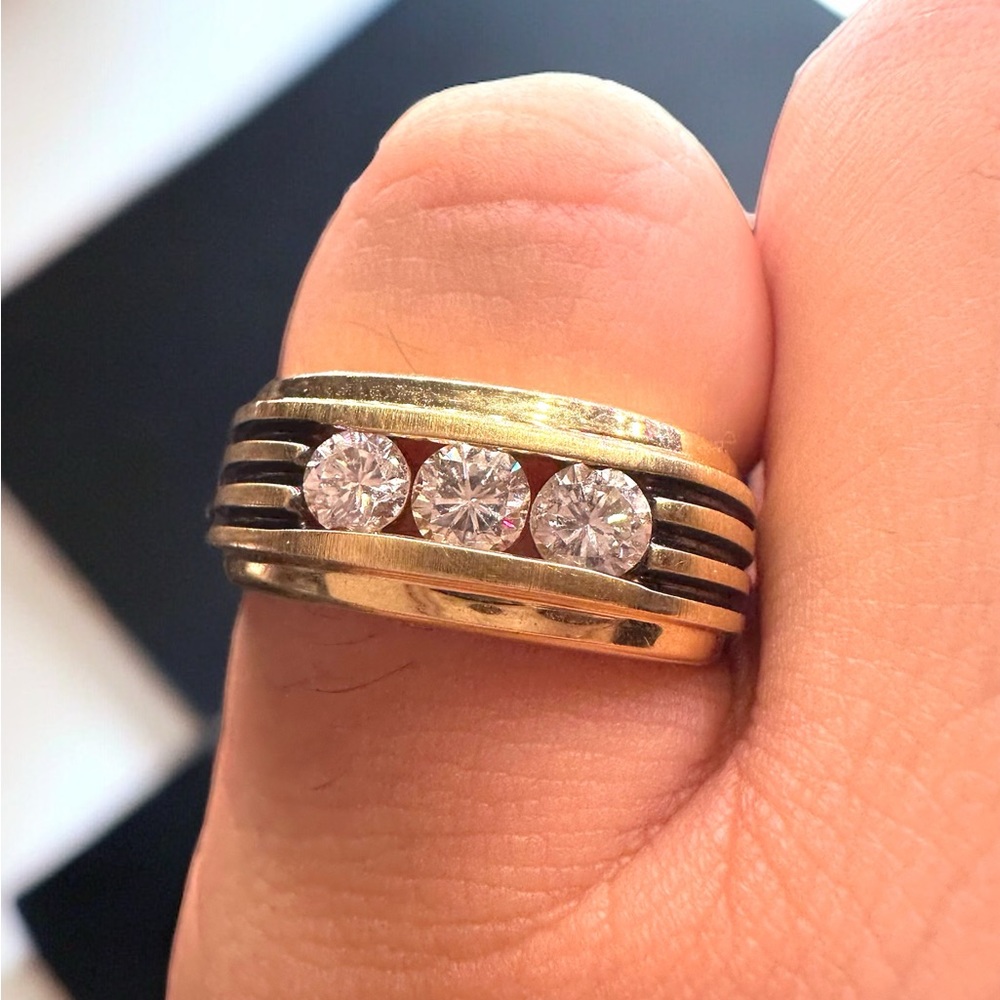 Vintage “Frederick Goldman” 1/2 Carat Diamond 14k Gold Ring Size 10.25
